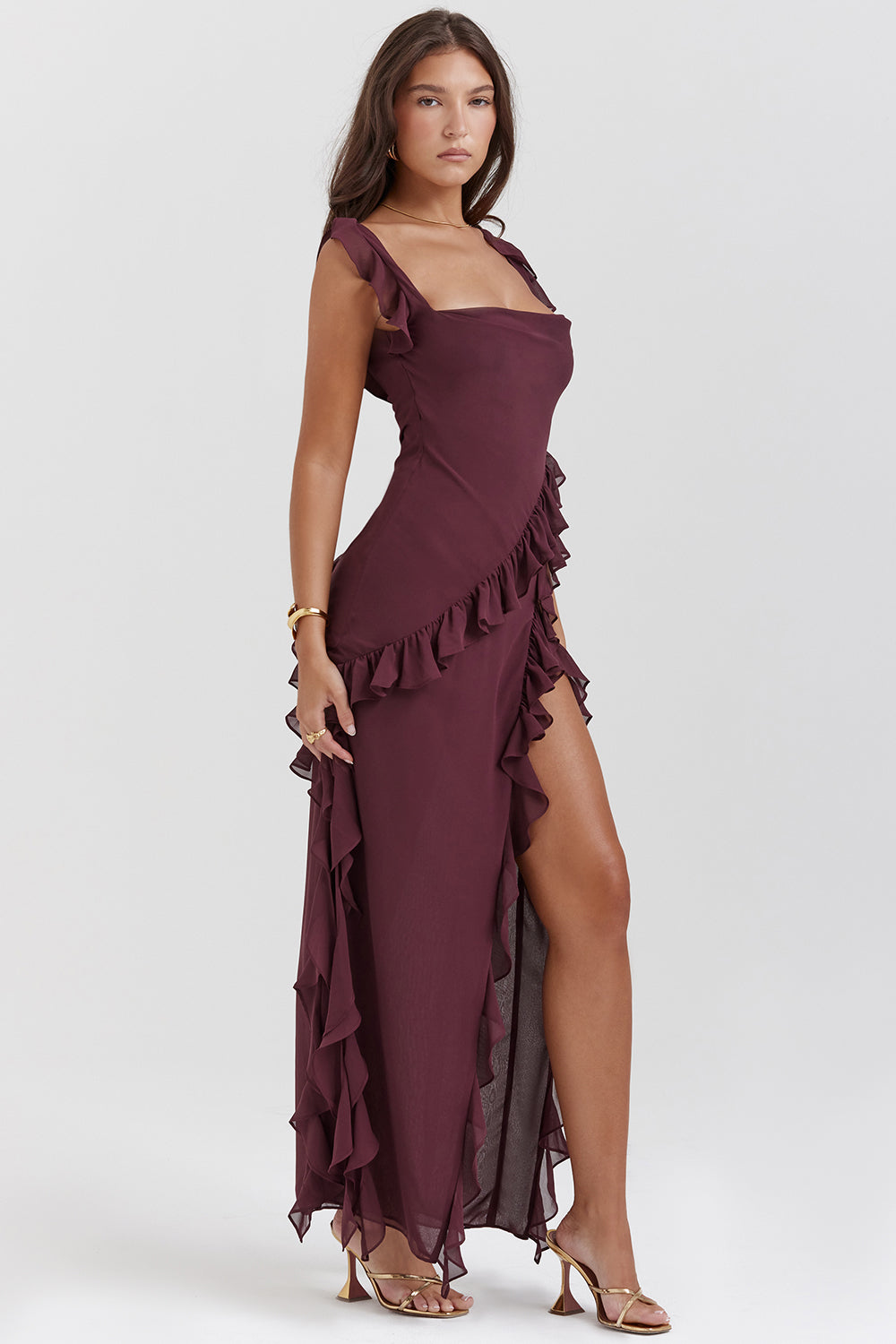 Quinley | Flowing Trim Dress