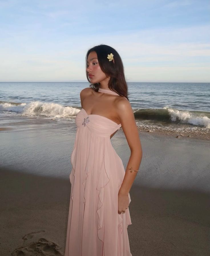 Nyra | Sea Breeze Ruffle Dress