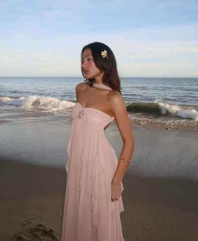 Nyra | Sea Breeze Ruffle Dress