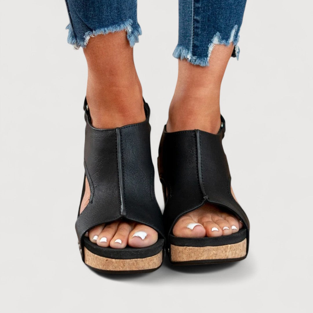 ADELINA | WEDGE SANDALS