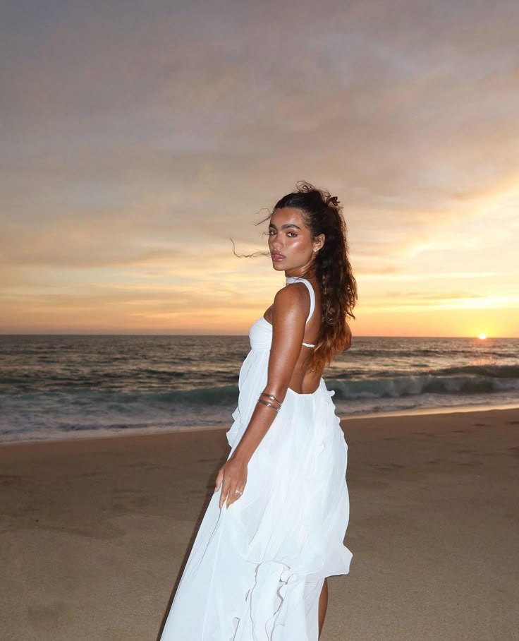 Nyra | Sea Breeze Ruffle Dress