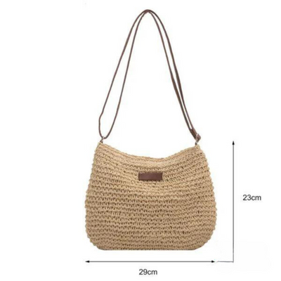 Fredhild | Classic braided style shoulder bag