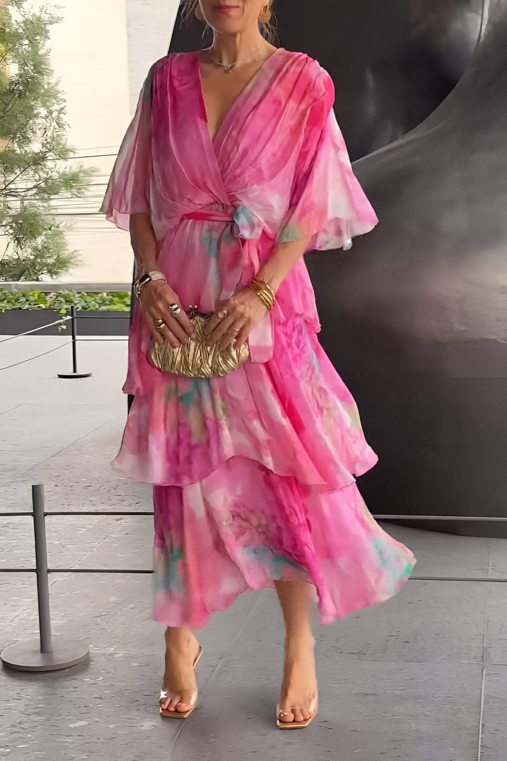 Jade™ | Elegant bohemian maxi dress