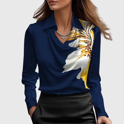 Nola | Satin-sheen blouse