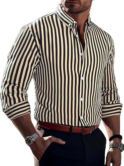 Alvaro Men's Striped Shirt
