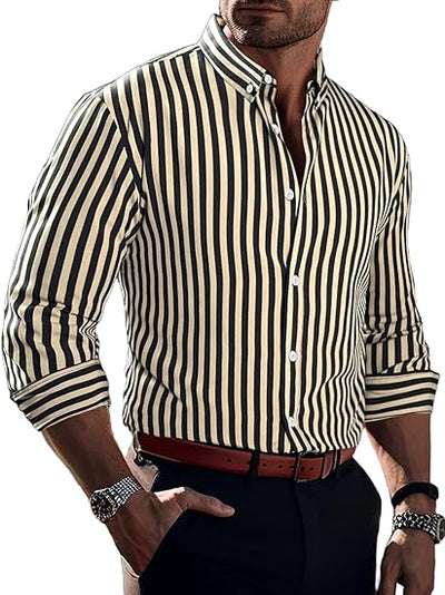 Alvaro Men's Striped Shirt