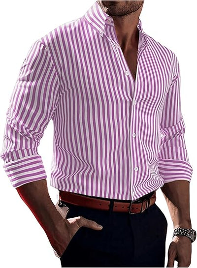 Alvaro Men's Striped Shirt