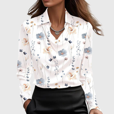 Nola | Satin-sheen blouse