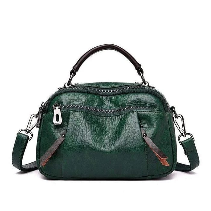 Finbjørg | Small and versatile bag in golden cognac shade