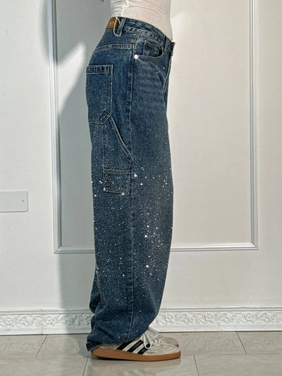 Violette™ high-waisted wide-leg pants with button pockets