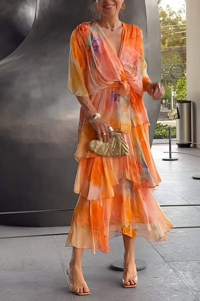 Jade™ | Elegant bohemian maxi dress