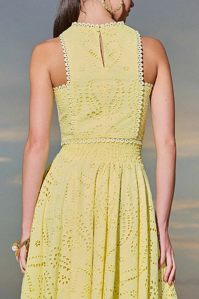 Rosanna - Sleeveless Lace Two-Piece Set