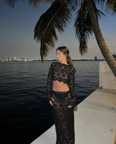 Aubriella | Long Sleeve Wrap Set
