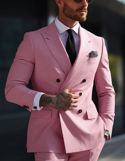 Brown-Slim Fit 2-Piece Suit