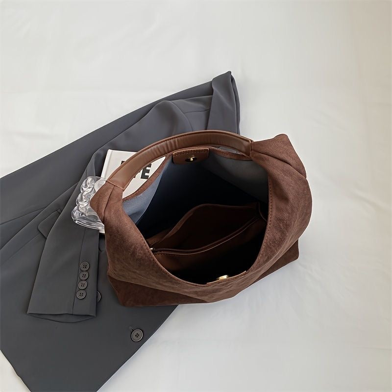 Jada | Suede Leather Tote Bag