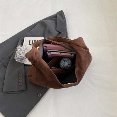 Jada | Suede Leather Tote Bag