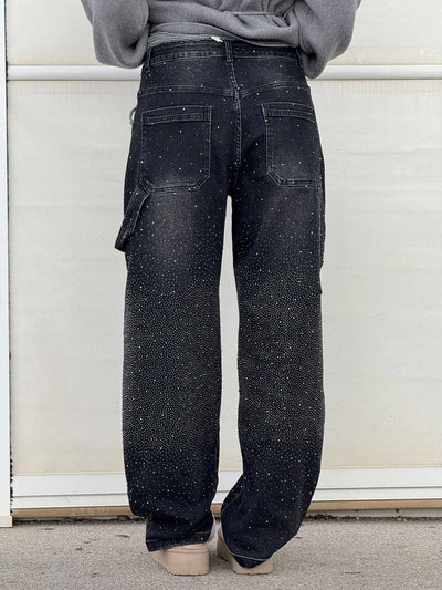 Violette™ high-waisted wide-leg pants with button pockets
