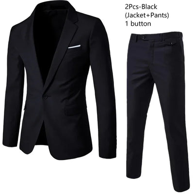 Regal Affair: Luxe Wedding Suit Ensemble