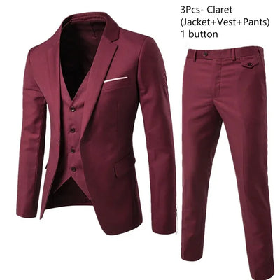 Regal Affair: Luxe Wedding Suit Ensemble