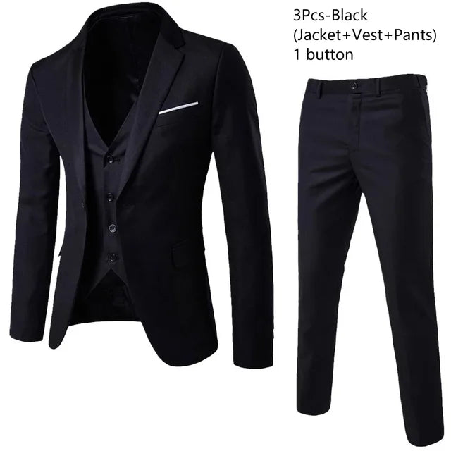 Regal Affair: Luxe Wedding Suit Ensemble