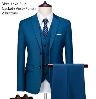 Regal Affair: Luxe Wedding Suit Ensemble