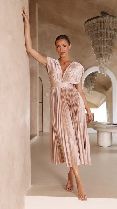 Emma | Maxi Dress with Deep V-Neck