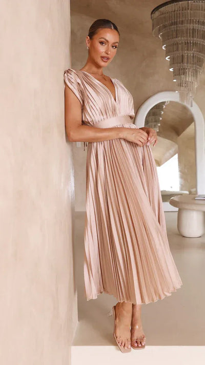 Emma | Maxi Dress with Deep V-Neck