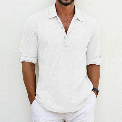 Classic Linen Polo Shirt
