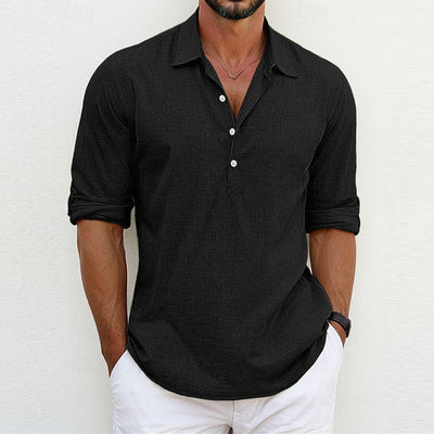 Classic Linen Polo Shirt