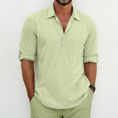 Classic Linen Polo Shirt