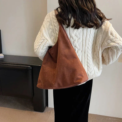 Jada | Suede Leather Tote Bag