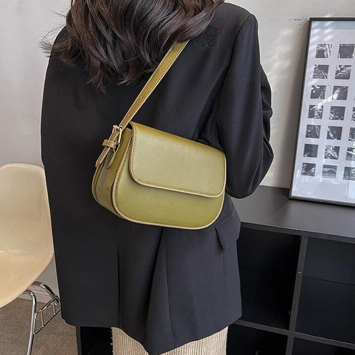 Eldborg | Elegant shoulder bag in a muted nude tone