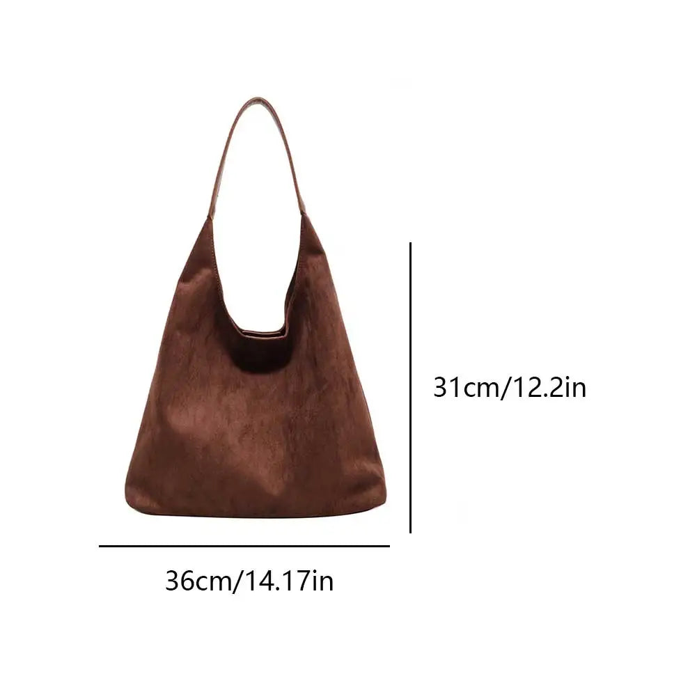 Jada | Suede Leather Tote Bag