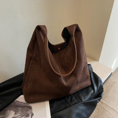 Jada | Suede Leather Tote Bag