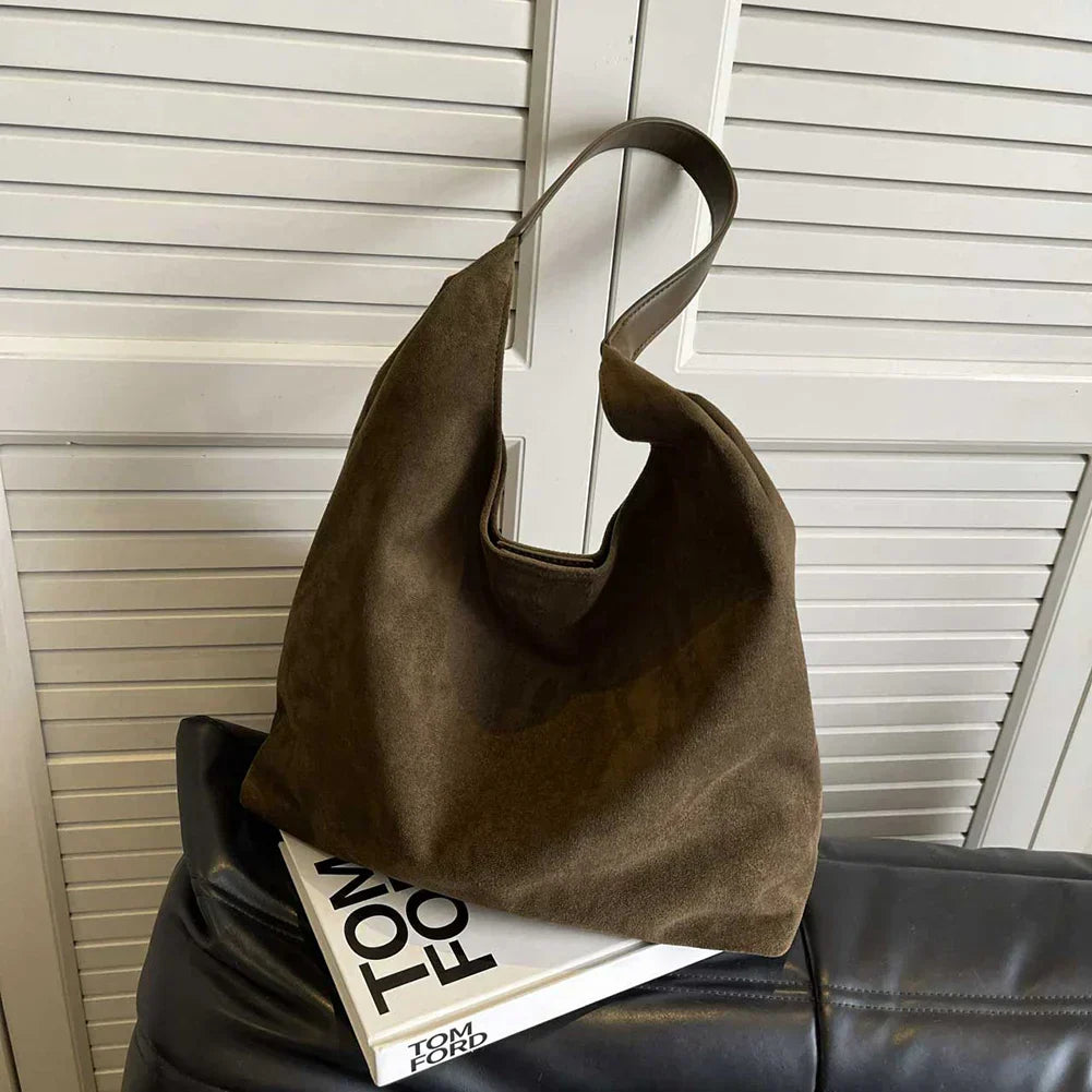 Jada | Suede Leather Tote Bag