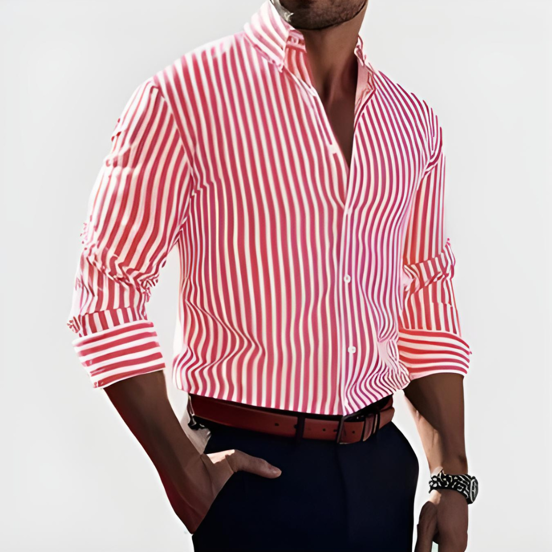 Alvaro Men's Striped Shirt