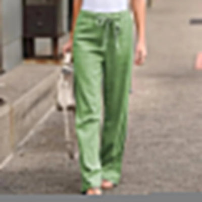 Archie-Casual Charm Linen Lounge Bottoms