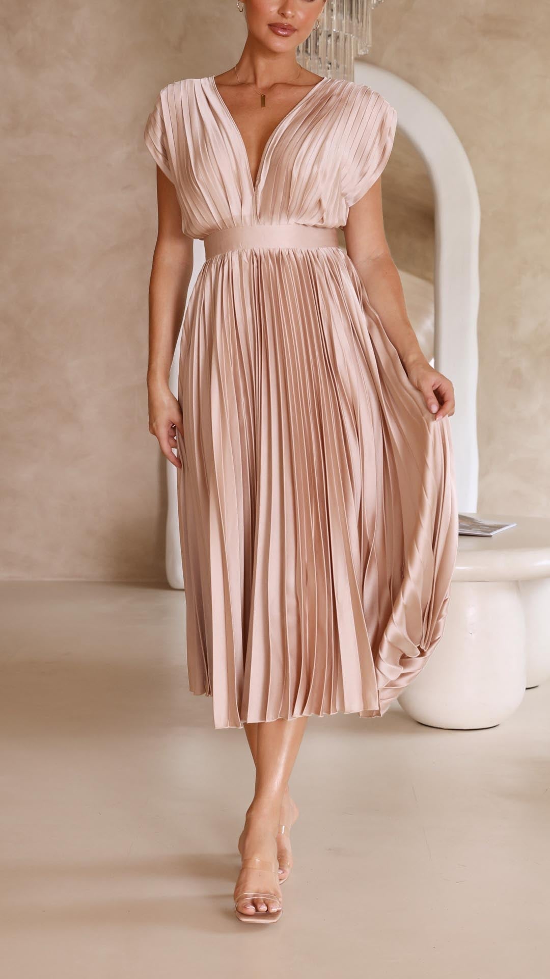 Emma | Maxi Dress with Deep V-Neck