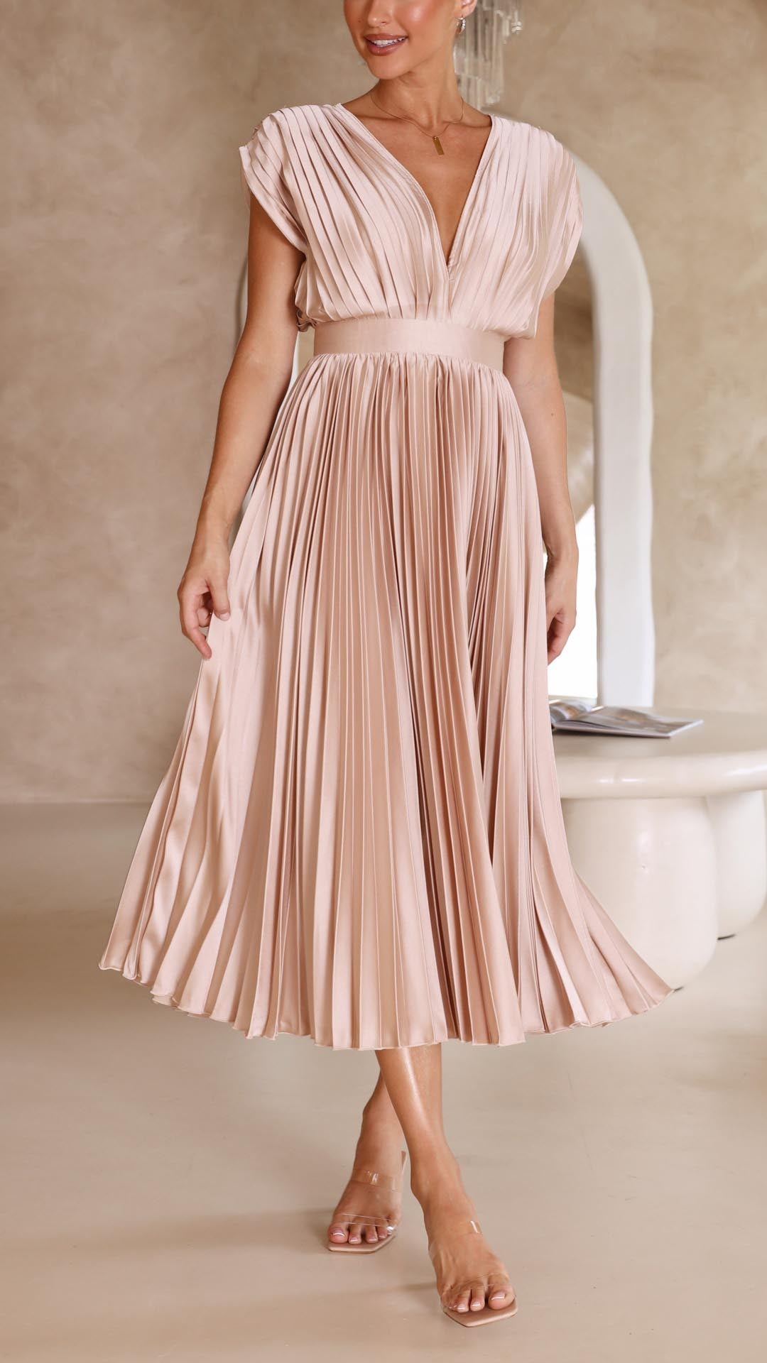 Emma | Maxi Dress with Deep V-Neck