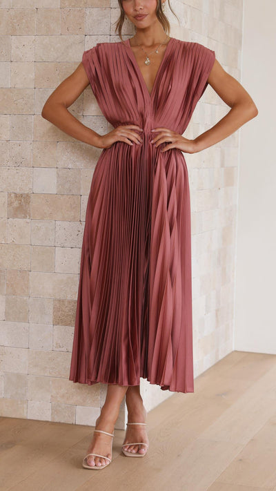 Emma | Maxi Dress with Deep V-Neck