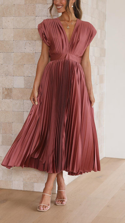 Emma | Maxi Dress with Deep V-Neck