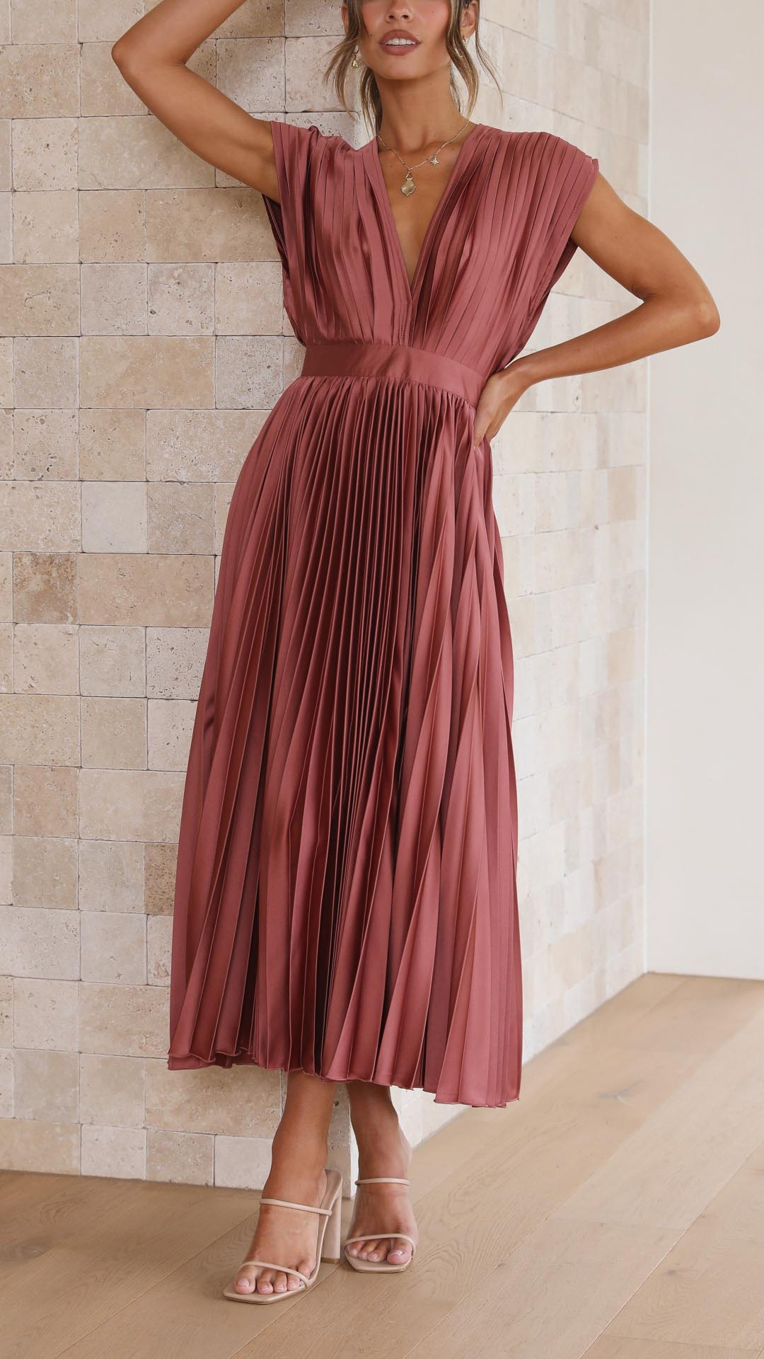 Emma | Maxi Dress with Deep V-Neck