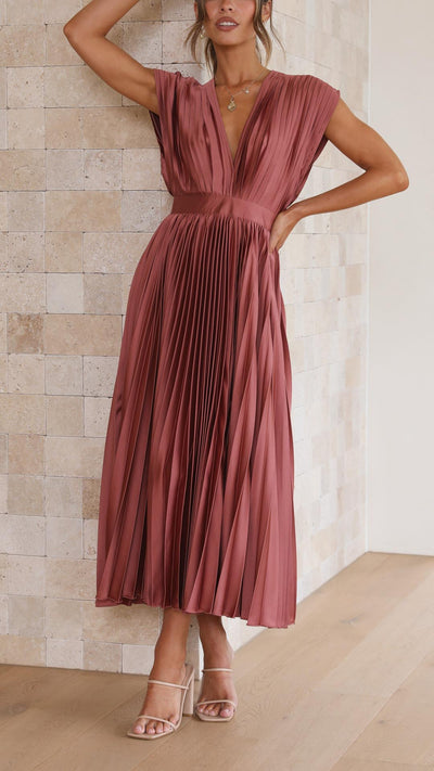 Emma | Maxi Dress with Deep V-Neck