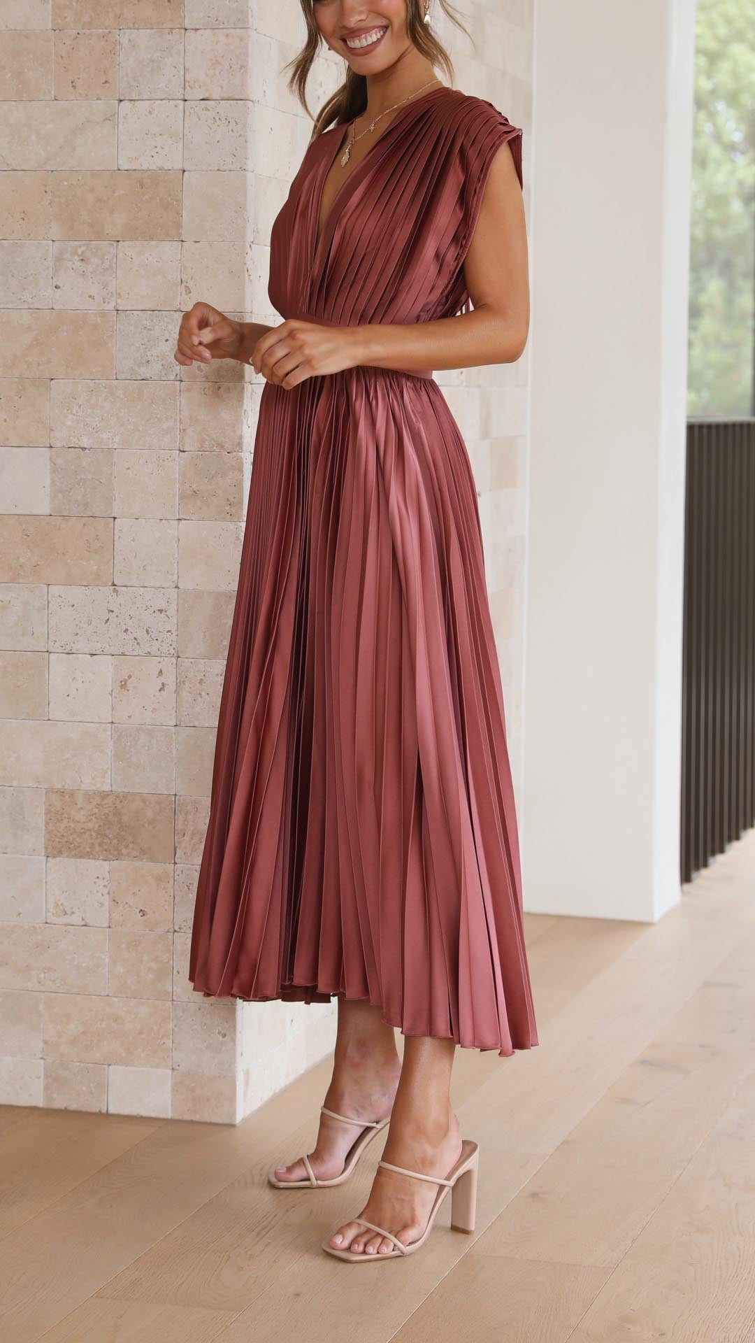 Emma | Maxi Dress with Deep V-Neck