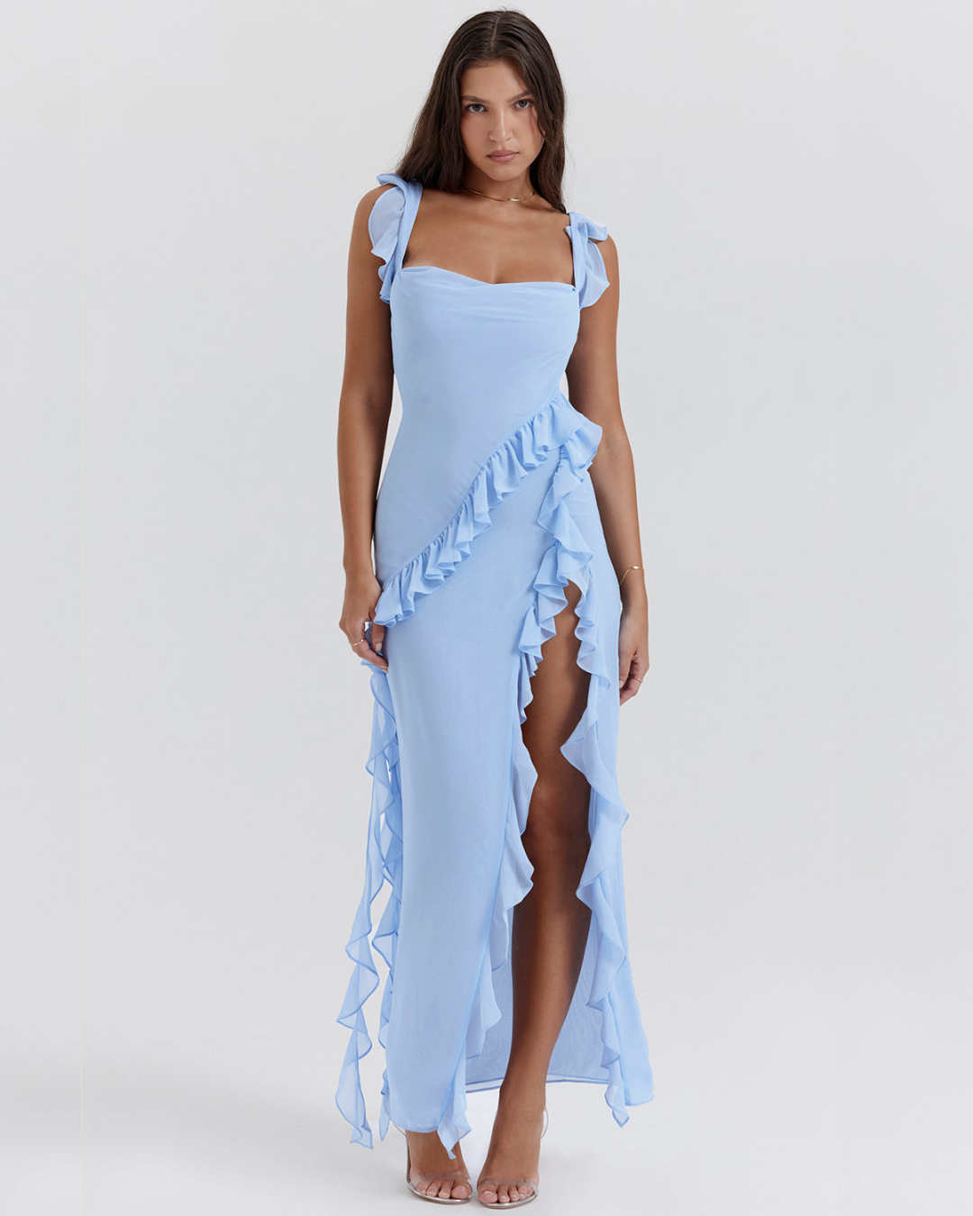 Quinley | Flowing Trim Dress