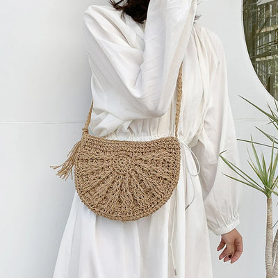 Eirinora | Crochet shoulder bag in bohemian style