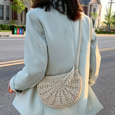 Eirinora | Crochet shoulder bag in bohemian style