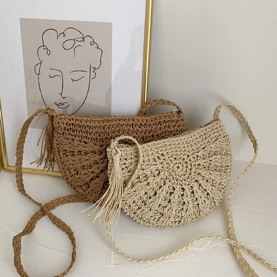 Eirinora | Crochet shoulder bag in bohemian style