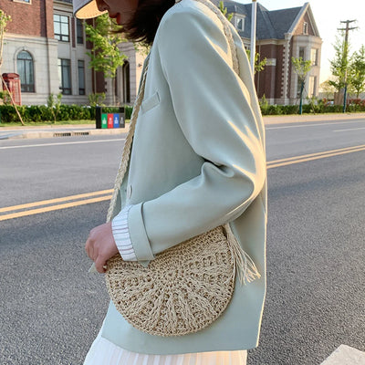 Eirinora | Crochet shoulder bag in bohemian style