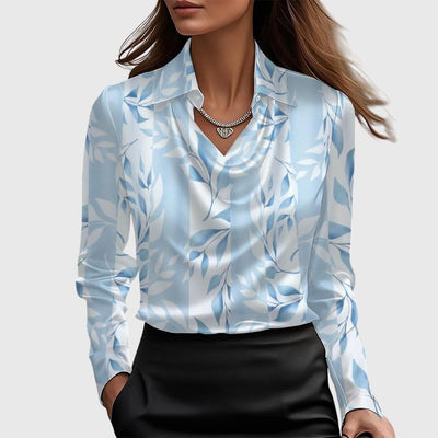Nola | Satin-sheen blouse
